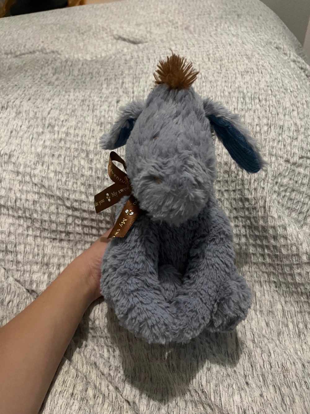 DISNEY BABY EEYORE STUFFED ANIMAL